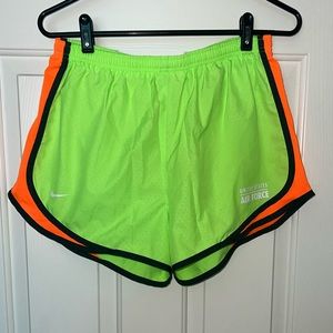 💚😘Nike Dri-Fit running shorts Air Force edition💛💚 Size: Large